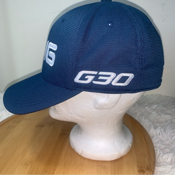 Ping Cap Hat Golf Fitted S-M G30 Flexfit Sensorcool Blue w/ White - Picture 5 of 10